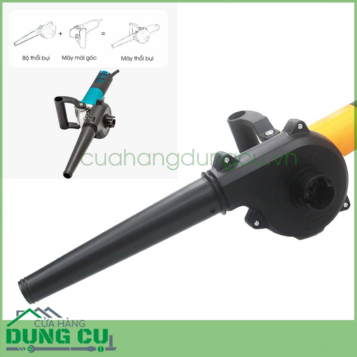 Bộ phụ kiện chuyển đổi máy mài góc máy cắt thành máy thổi hút bụi