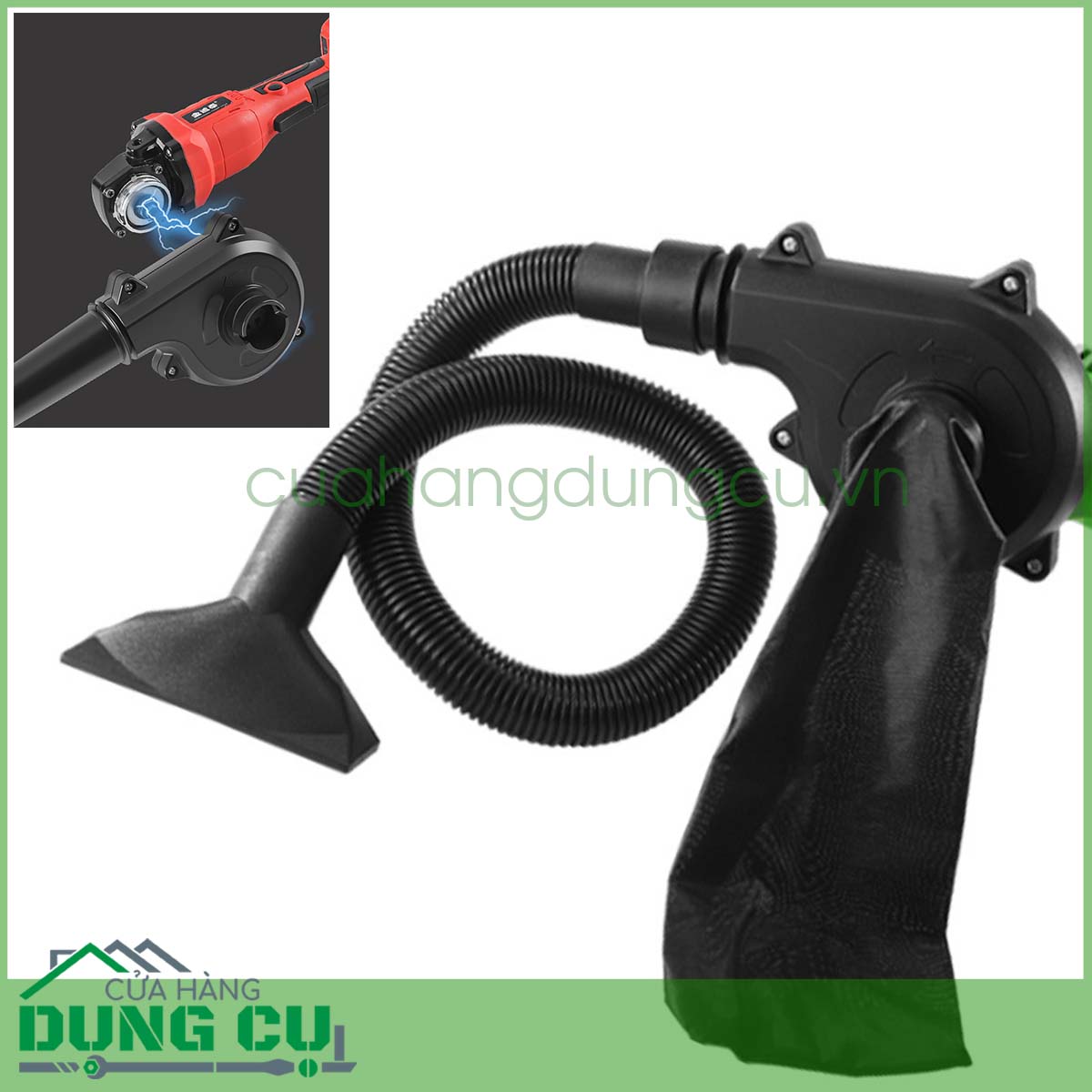 Bộ phụ kiện chuyển đổi máy mài góc máy cắt thành máy thổi hút bụi
