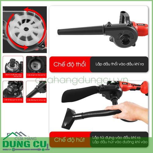 Bộ phụ kiện chuyển đổi máy mài góc máy cắt thành máy thổi hút bụi