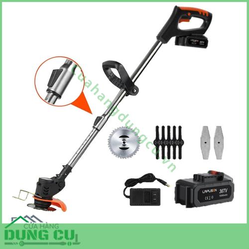 Máy cắt cỏ tỉa cành cầm tay dùng pin LAPUSEN