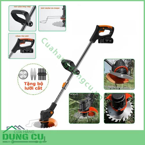 Máy cắt cỏ tỉa cành cầm tay dùng pin LAPUSEN