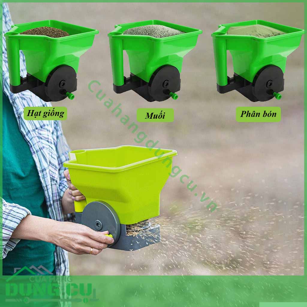 Máy gieo hạt cầm tay - Máy rắc hạt và bón phân 3 lít