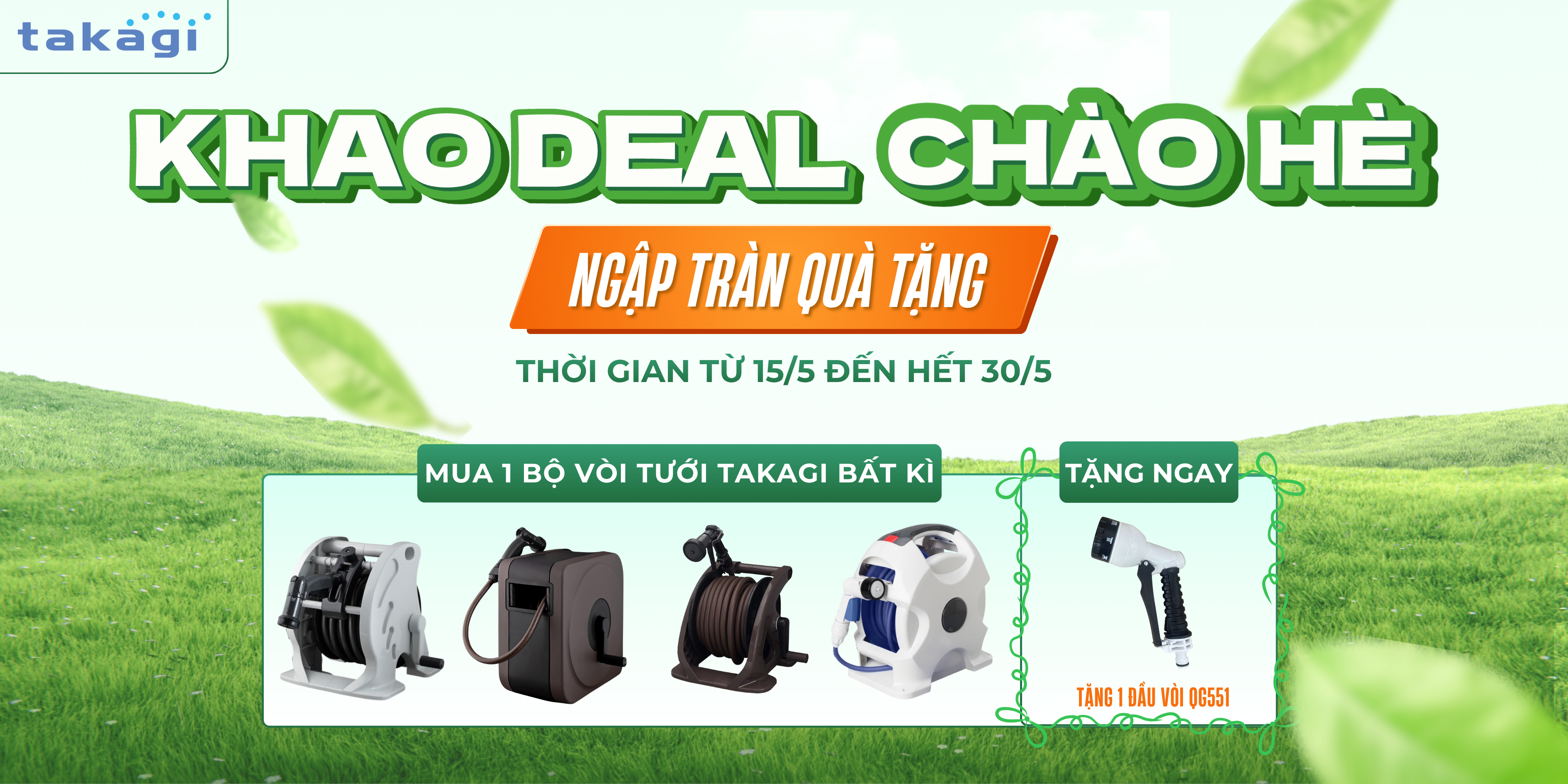 🔆 KHAO DEAL CHÀO HÈ – ƯU ĐÃI MÁT RƯỢI CÙNG TAKAGI 🔆